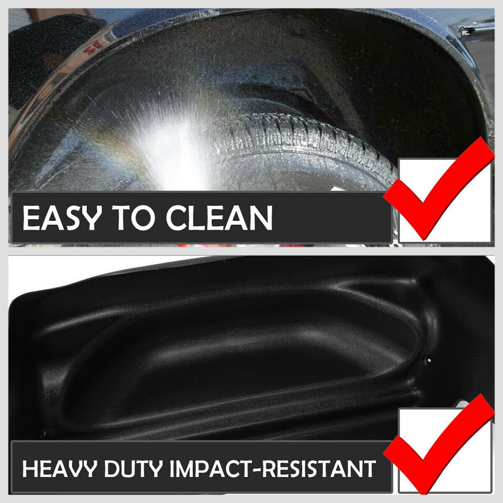 Inner Fender Thermoplastic Rear Wheel Well Guard Mud Flaps For 15-19 Ford F-150