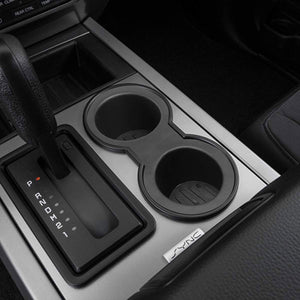 Black Rubber Floor Console Liner Cup Holder For 03-06 Expedition/04-14 F-150-Consoles & Parts-BuildFastCar