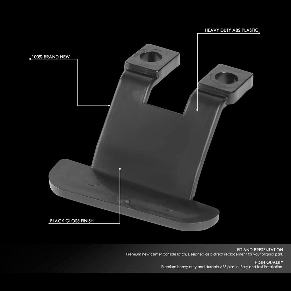 Black Plastic/Rubber OE Center Console Latch For 02-09 Chevrolet Trailblazer-Consoles & Parts-BuildFastCar