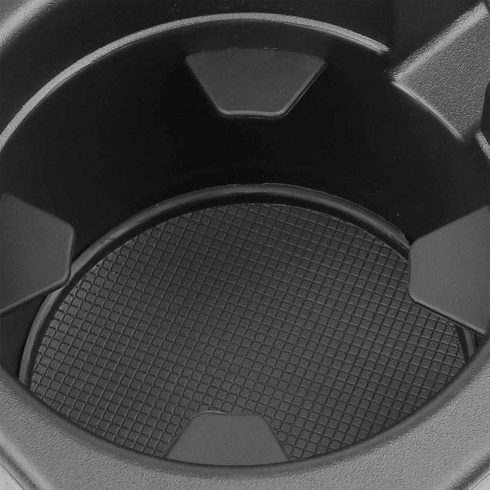 Black Floor Center Console Cup Holder For 07-14 Chevy Silverado 2500 HD/3500 HD-Consoles & Parts-BuildFastCar