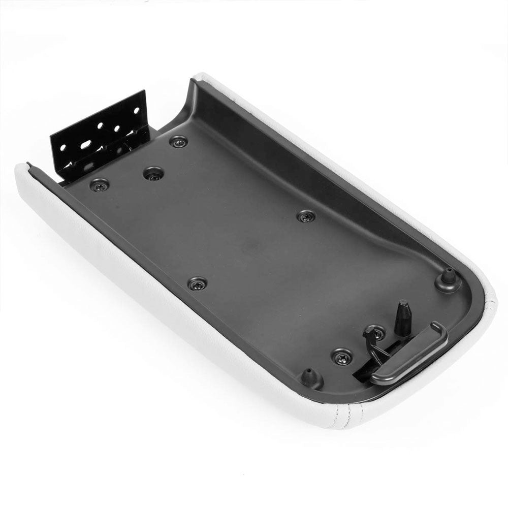 Grey Leather OE Factory Center Console Tray Lid For 02-09 Chevrolet Trailblazer-Consoles & Parts-BuildFastCar