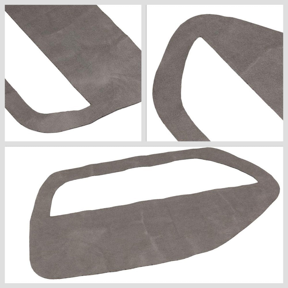 Black Leather Door Card Door Armrest Cover For 05-09 Ford Mustang 4.0L/4.6L/5.4L-Consoles & Parts-BuildFastCar