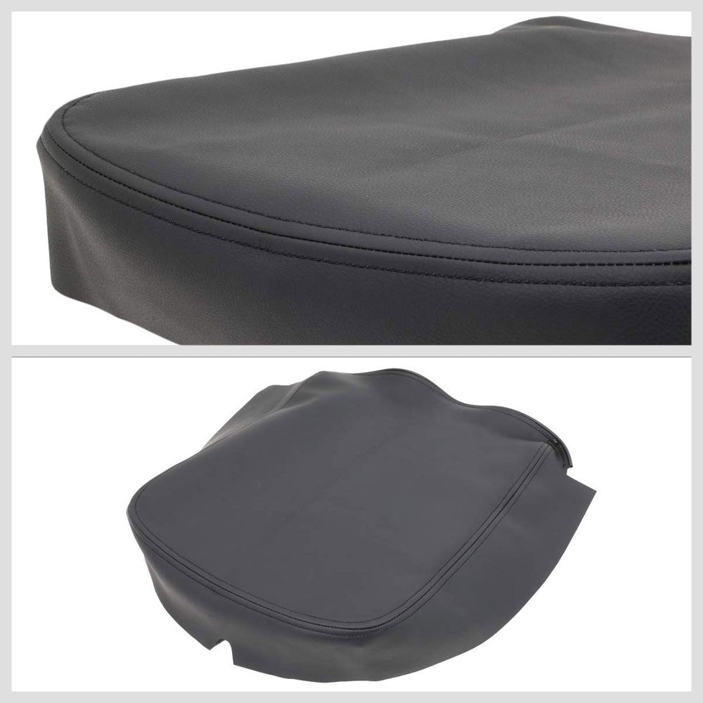Black Microfiber Leather Center Console Armrest Cover For 02-08 Dodge Ram 1500-Consoles & Parts-BuildFastCar