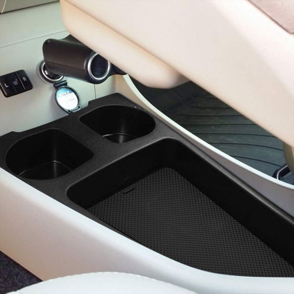 Black ABS Plastic/Silicone OE Cup Holder For 2010-2015 Toyota Prius 1.8L DOHC-Consoles & Parts-BuildFastCar
