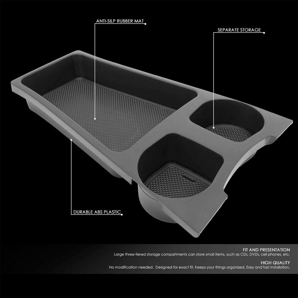 Black ABS Plastic/Silicone OE Cup Holder For 2010-2015 Toyota Prius 1.8L DOHC-Consoles & Parts-BuildFastCar