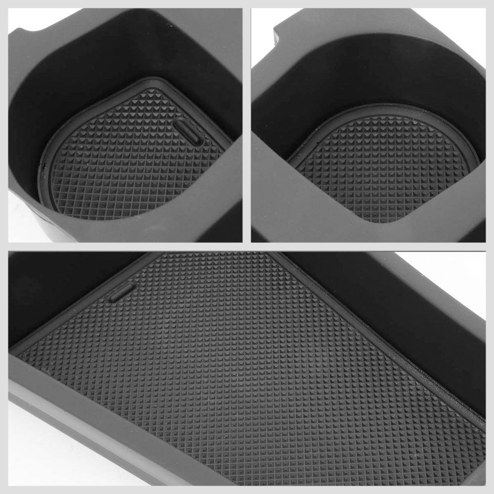 Black ABS Plastic/Silicone OE Cup Holder For 2010-2015 Toyota Prius 1.8L DOHC-Consoles & Parts-BuildFastCar