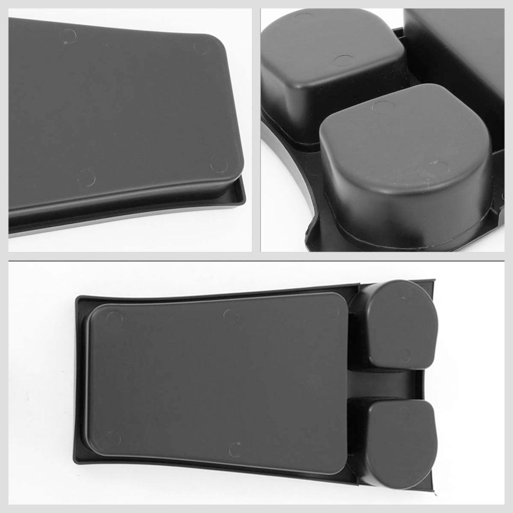 Black ABS Plastic/Silicone OE Cup Holder For 2010-2015 Toyota Prius 1.8L DOHC-Consoles & Parts-BuildFastCar
