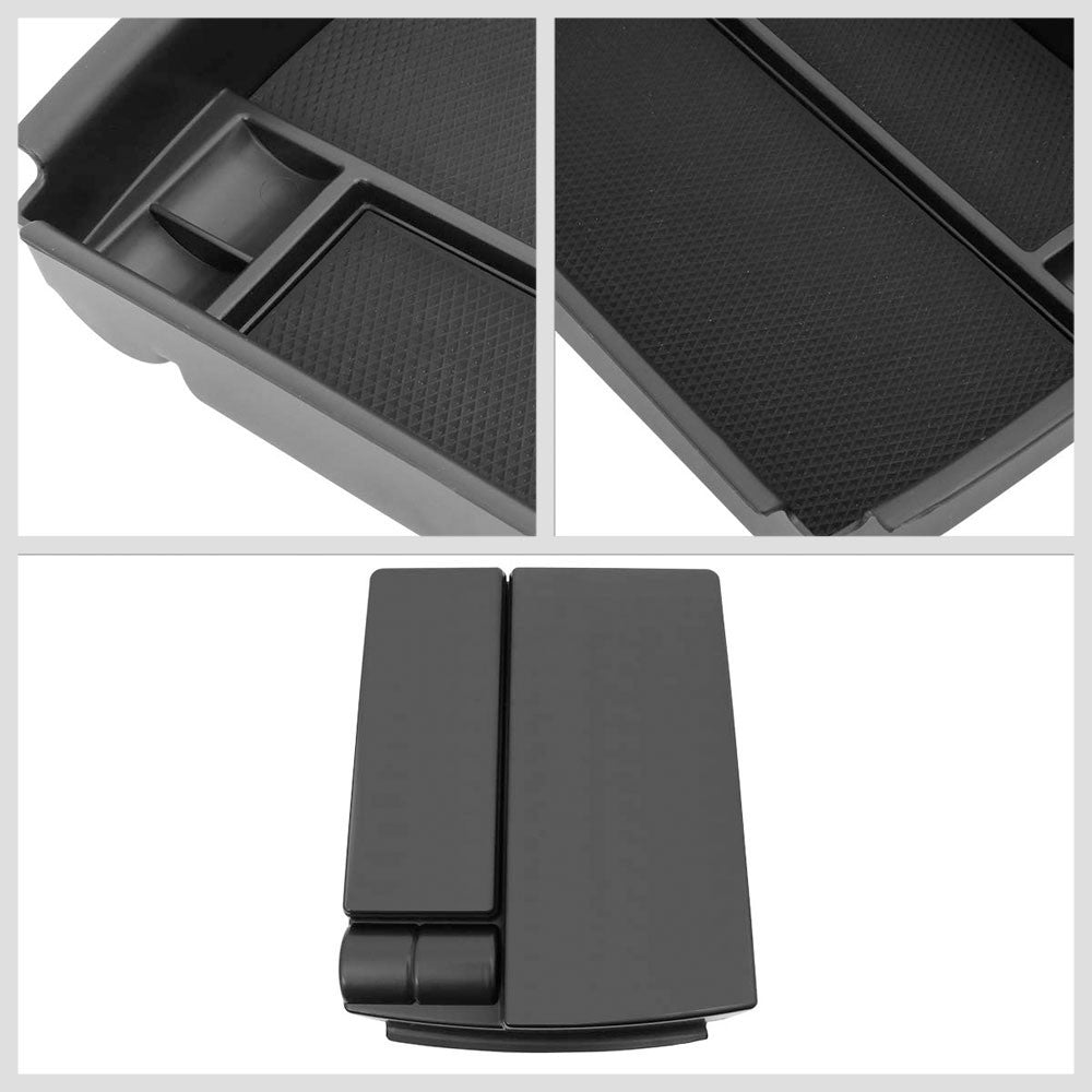 Black ABS Plastic OE Center Console Organizer For 16-19 Tesla Model S /Model X-Consoles & Parts-BuildFastCar