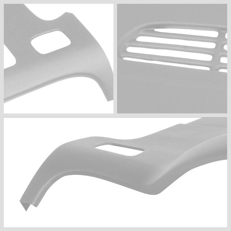 Grey ABS Plastic Dashboard Cover For 07-13 Chevrolet Silverado 1500/2500 HD-Consoles & Parts-BuildFastCar