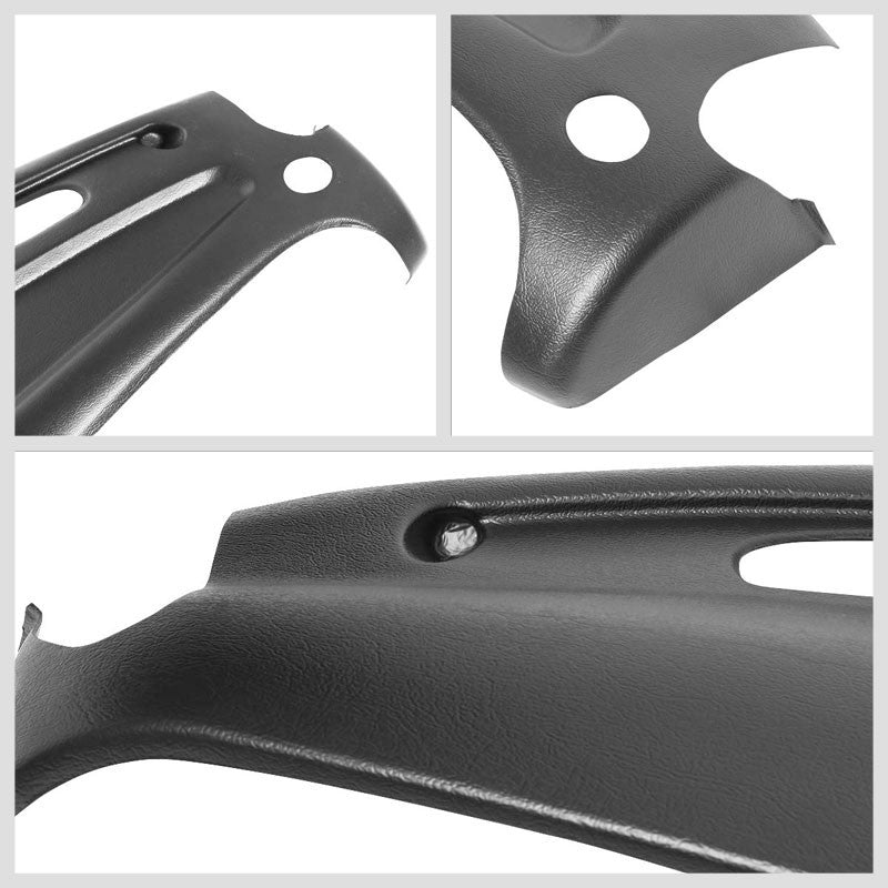Black ABS Plastic Panel Overlay Cap Dashboard Cover For 98-01 Dodge Ram 1500-Consoles & Parts-BuildFastCar