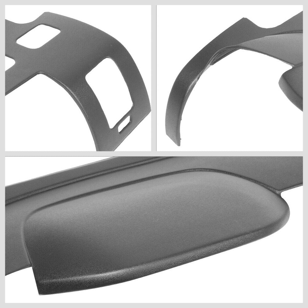 Dash Cap Bezel Overlay ABS Black Rear Vent Dashboard Cover For 02-05 Dodge Ram