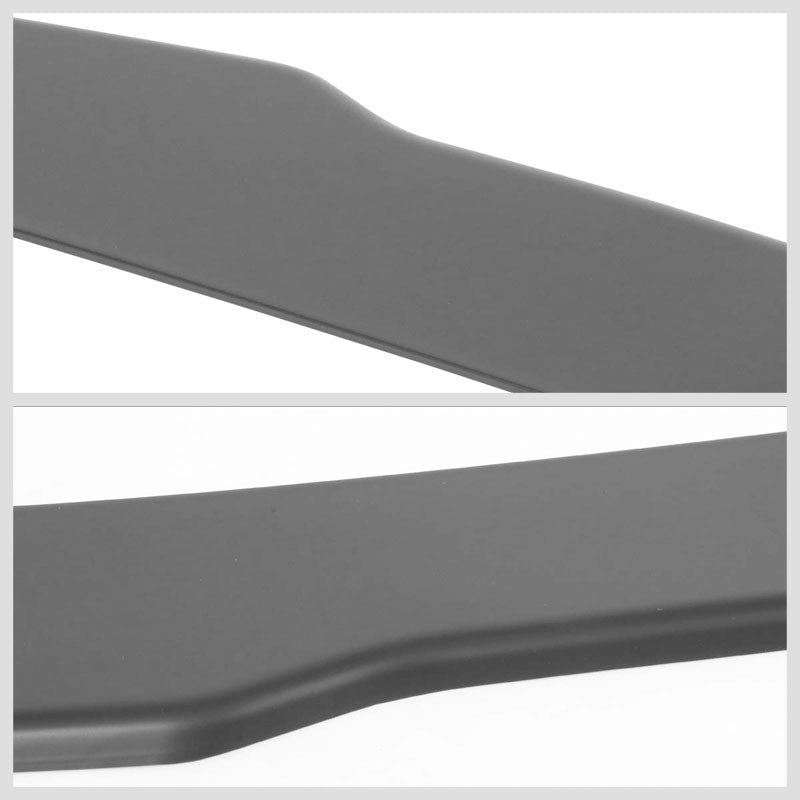 Matte Black Poly Urethane Spoiler Valance Splitter Universal 67" Wide Bumper Lip-Body Hardware/Replacement-BuildFastCar
