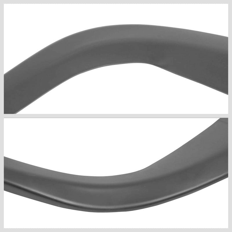 Matte Black Poly Urethane Spoiler Valance Splitter Universal 68" Wide Bumper Lip-Body Hardware/Replacement-BuildFastCar
