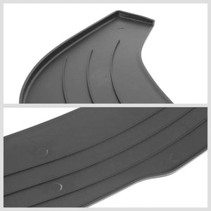Matte Black Poly Urethane Spoiler Valance Splitter Universal 66" Wide Bumper Lip-Body Hardware/Replacement-BuildFastCar