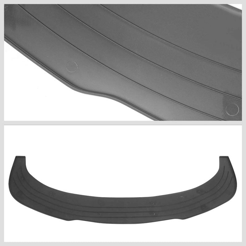 Matte Black Poly Urethane Spoiler Valance Splitter Universal 66" Wide Bumper Lip-Body Hardware/Replacement-BuildFastCar