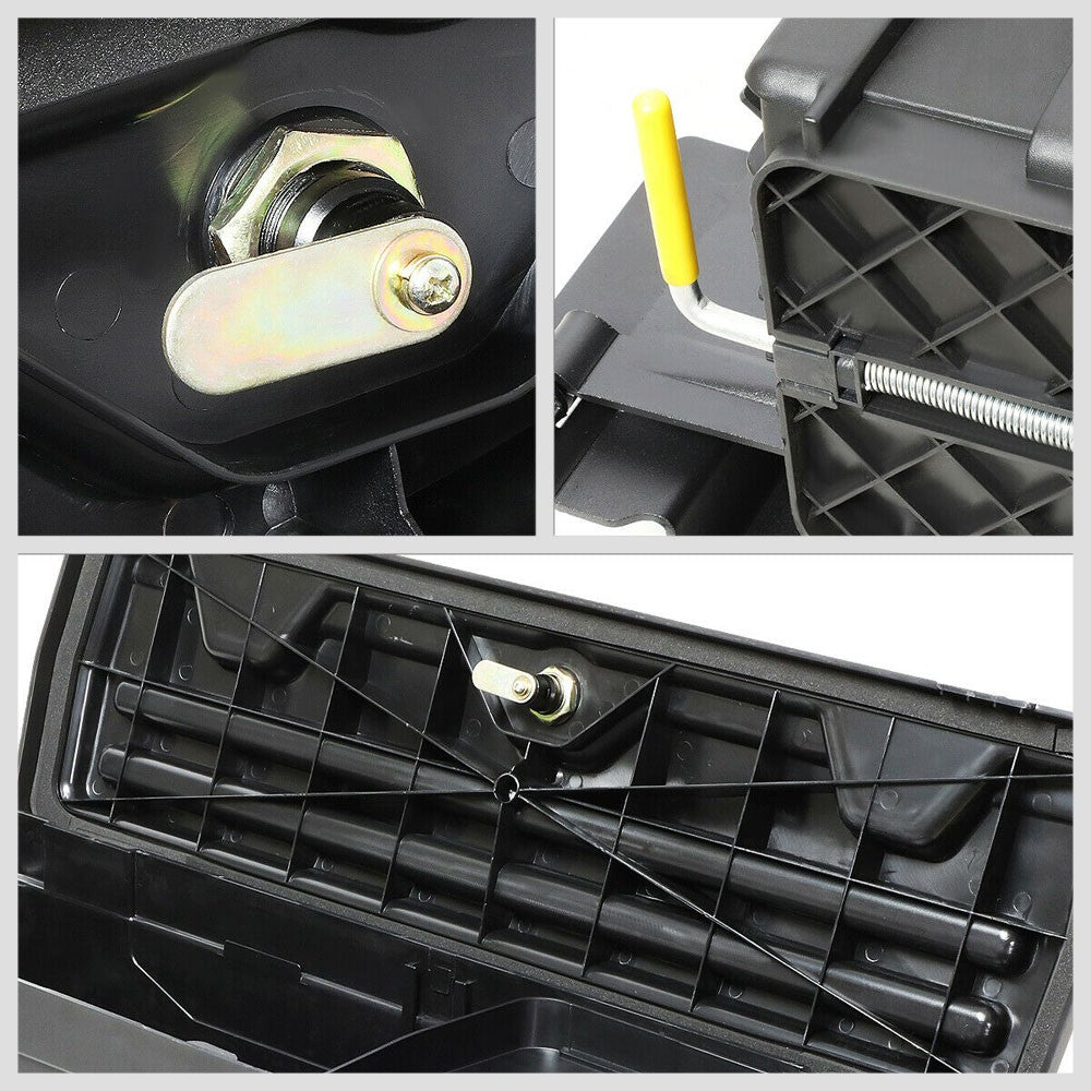 Left Driver Side Pick Up Truck Wheel Well Tool Box Storage For 02-18 Dodge Ram