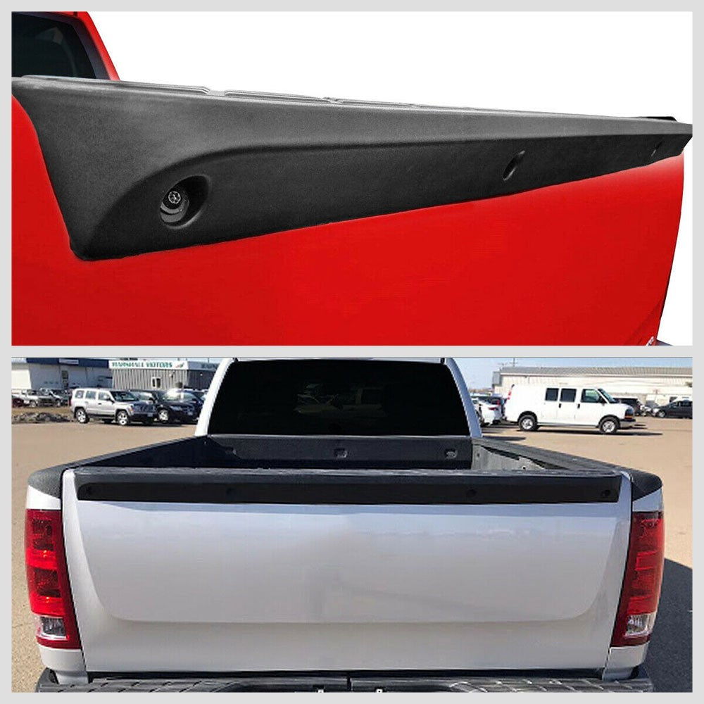 ABS Black Rear Truck Traigate Bed Cap Protector For 07-14 Silverado/Sierra