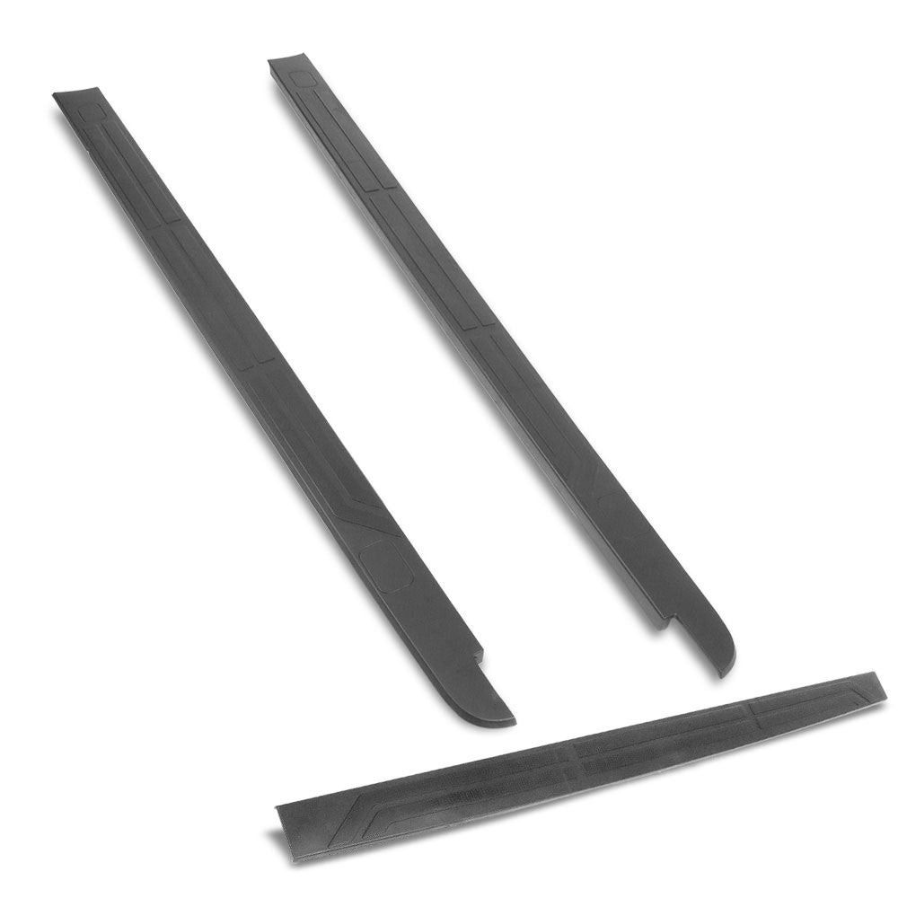 Black Truck Side Cap Rail & Tailgate Protector Cover For 14-20 Tundra w/5.5' Bed
