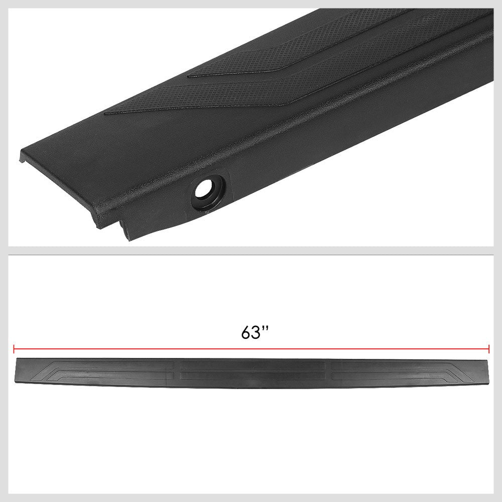 Black Truck Side Cap Rail & Tailgate Protector Cover For 14-20 Tundra w/5.5' Bed