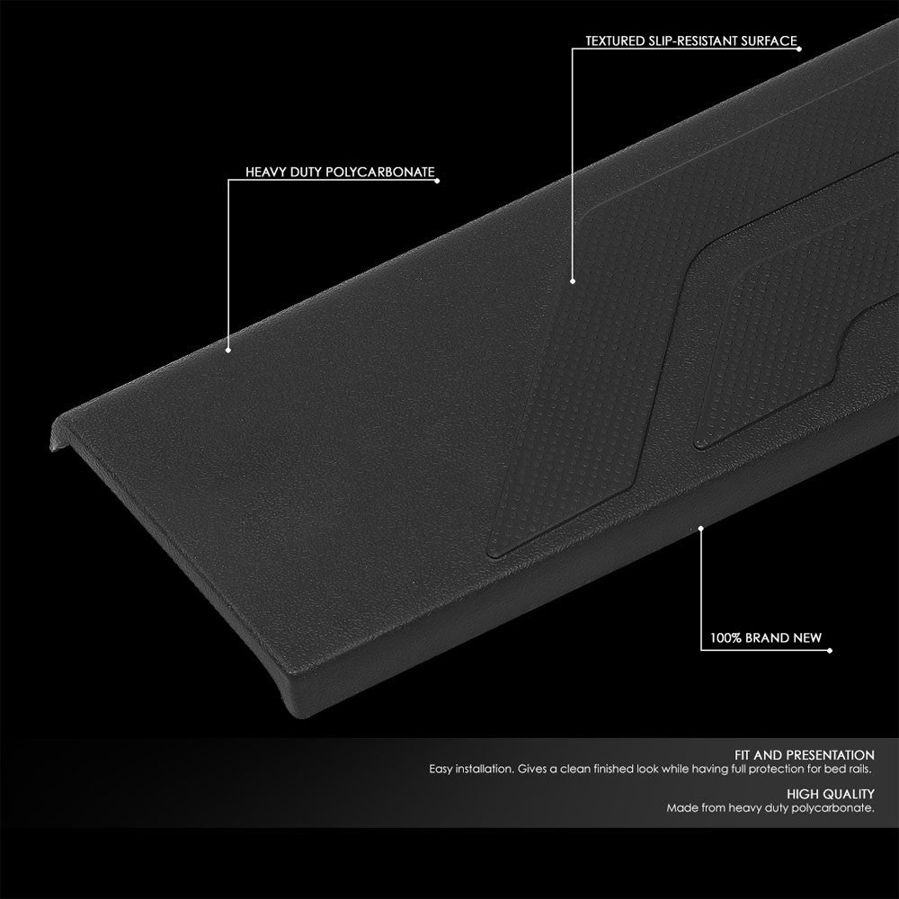 Black Rear Truck Tailgate Cap Moulding Protector Cover For 14-20 Toyota Tundra