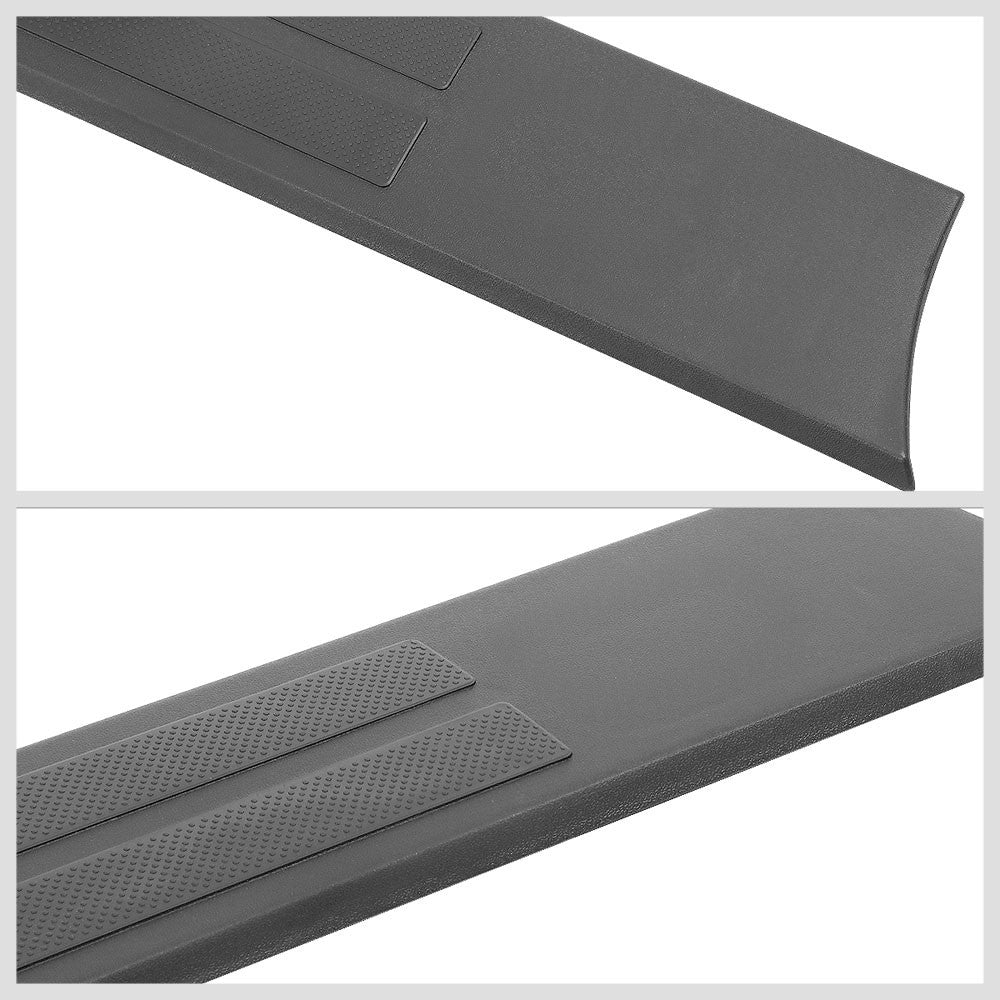 Black Truck Side Bed Cap Rail Protector Cover  For 14-20 Tundra w/6.5' Bed