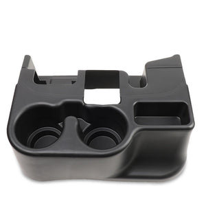 black 40/20/40 seat console insert cup holder for 03-10 dodge ram 1500/2500/3500