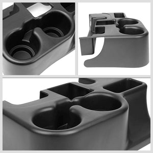 Black 40/20/40 Seat Console Insert Cup Holder For 03-10 Dodge Ram 1500/2500/3500-Consoles & Parts-BuildFastCar