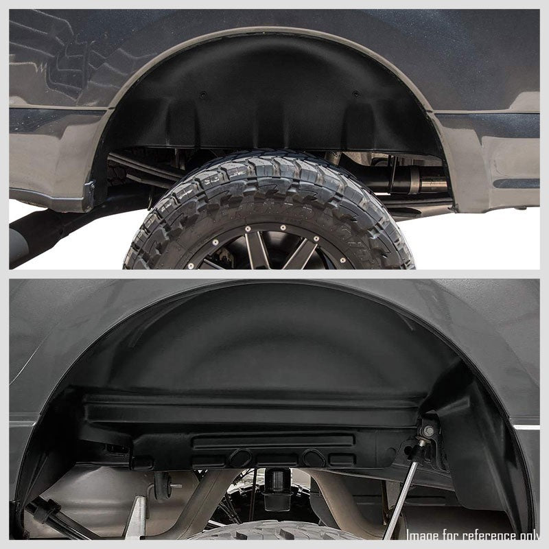 2PCS Rear  Fender Liner Wheel Well Guard Covers Mud Flap For 17-21 Ford F250 SD