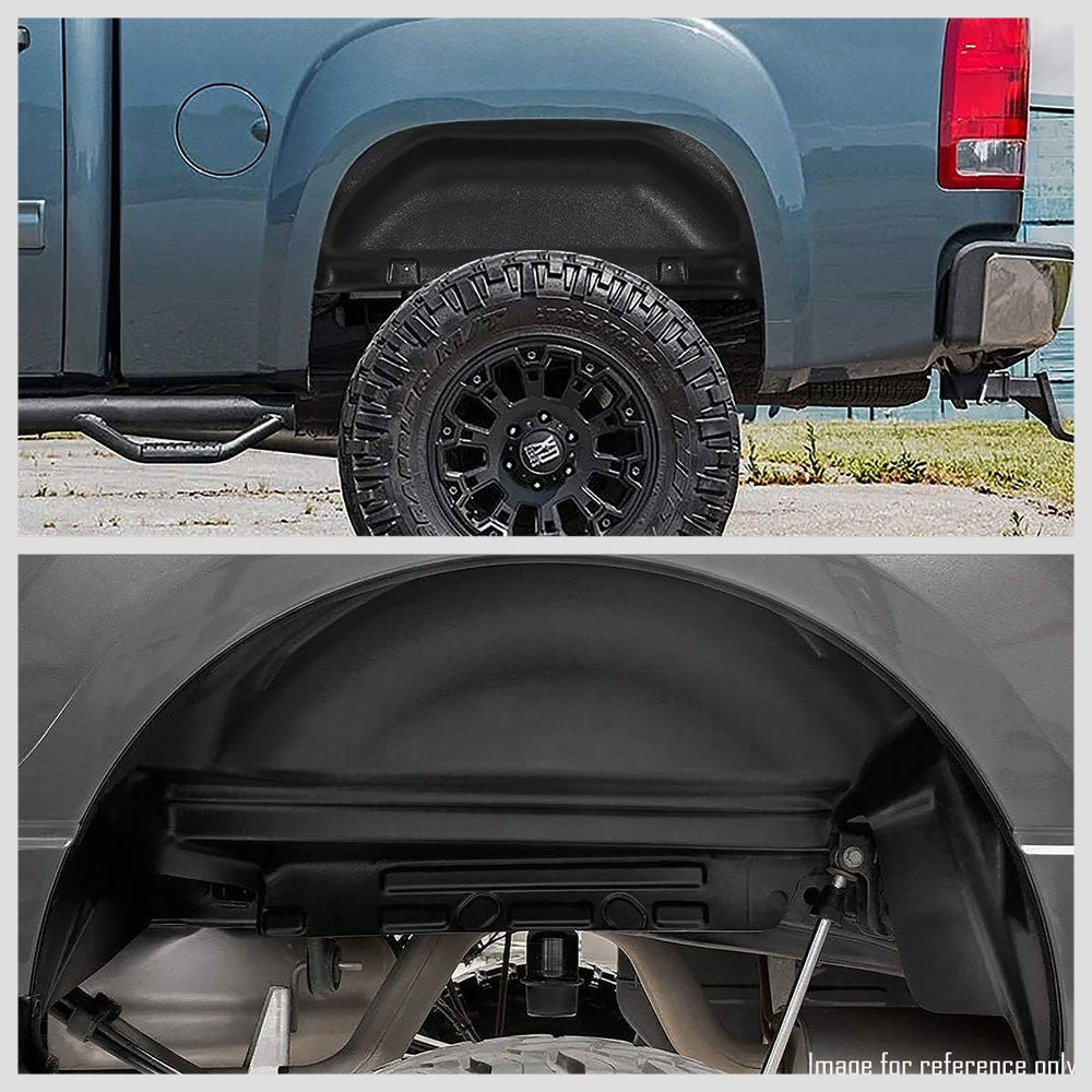 2PCS Rear  Fender Liner Wheel Well Guard Covers Mud Flap For 14-19 Silverado