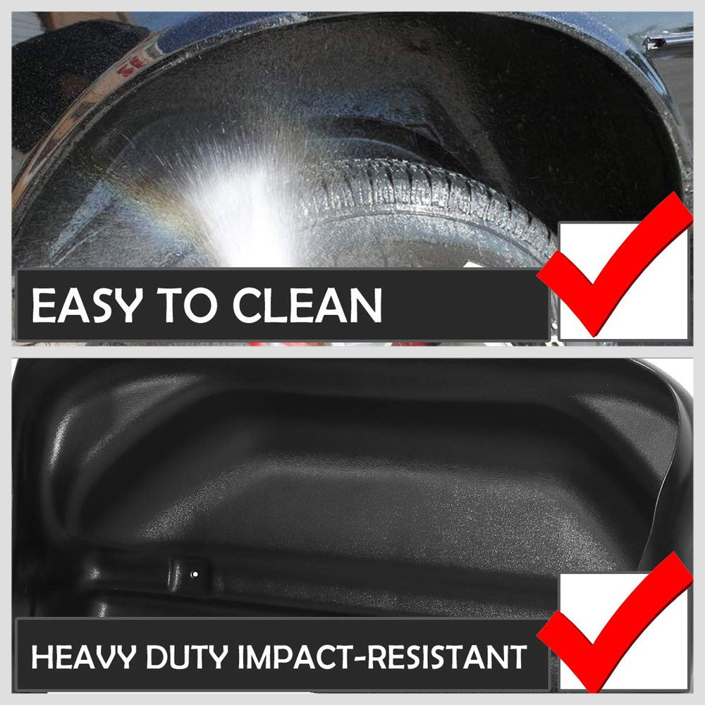 2PCS Rear  Fender Liner Wheel Well Guard Covers Mud Flap For 14-19 Silverado