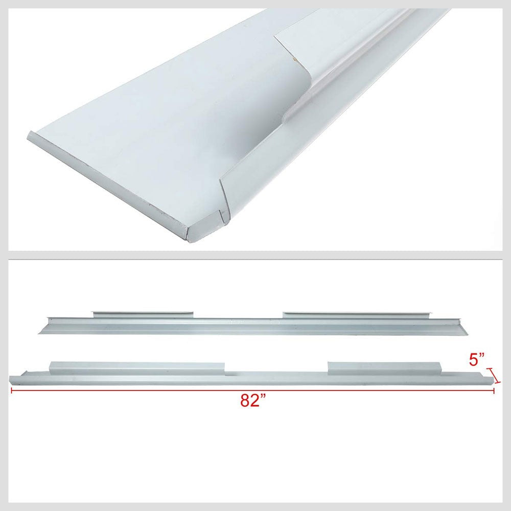 Steel OE Factory Slip On Rocker Panel Side Skirts For 01-06 Silverado 1500 HD-Consoles & Parts-BuildFastCar