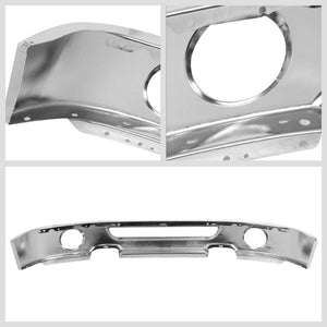 Chrome Steel OE w/Foglight Cutouts Front Bumper For 06-08 F-150/07-08 Mark LT-Body Hardware/Replacement-BuildFastCar