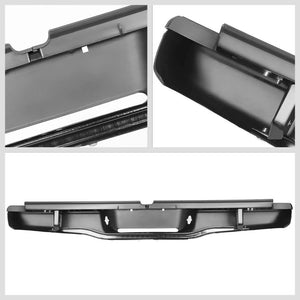 Black ABS Plastic/Steel OE Rear Bumper For 95-04 Toyota Tacoma 2.4L/2.7L/3.4L-Body Hardware/Replacement-BuildFastCar