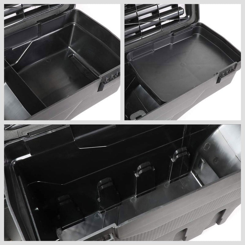Black Left Wheel Well Swing Tool Box For 07-18 Chevy Silverado 1500/19 1500 LD-Truck & Towing-BuildFastCar