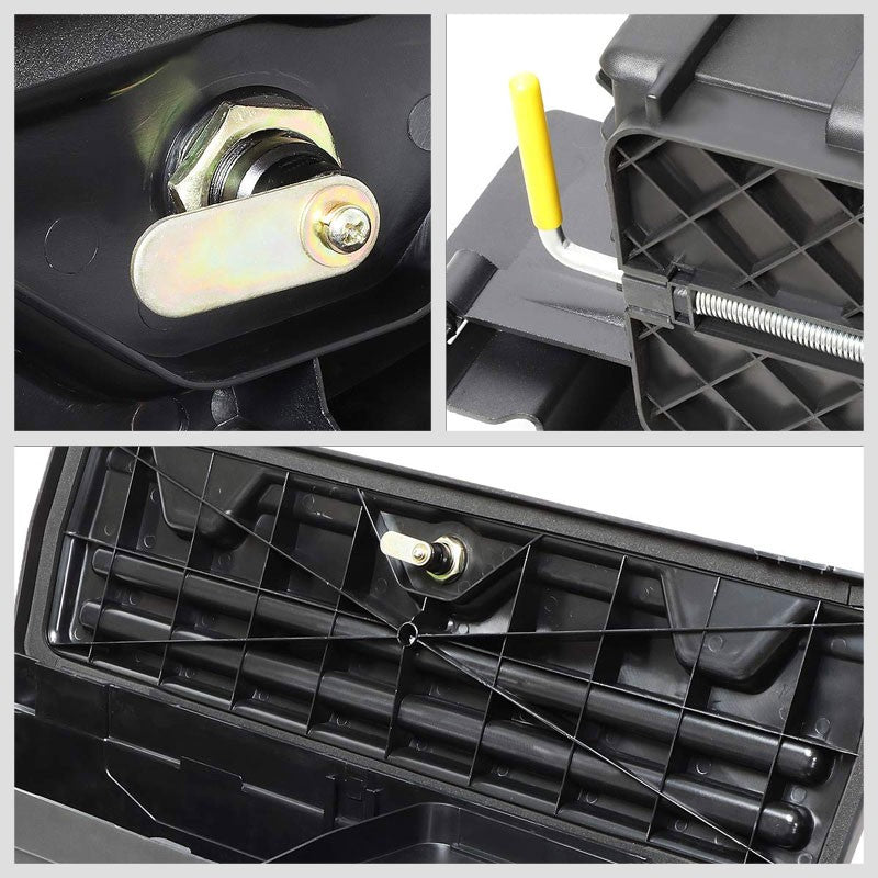 Black Left Wheel Well Swing Tool Box For 07-18 Chevy Silverado 1500/19 1500 LD-Truck & Towing-BuildFastCar