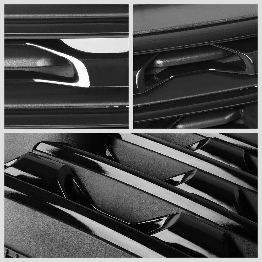 OE Style ABS Plastic Glossy Black Front Front Grille For 16-17 Ford Explorer