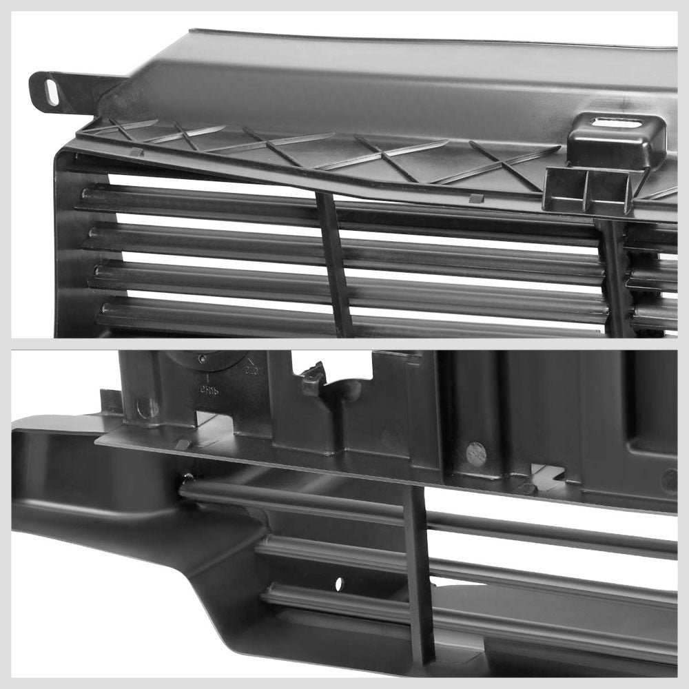 Black ABS Plastic Radiator Shutter Radiator Grille Vent For 13-16 Ford Escape-Consoles & Parts-BuildFastCar