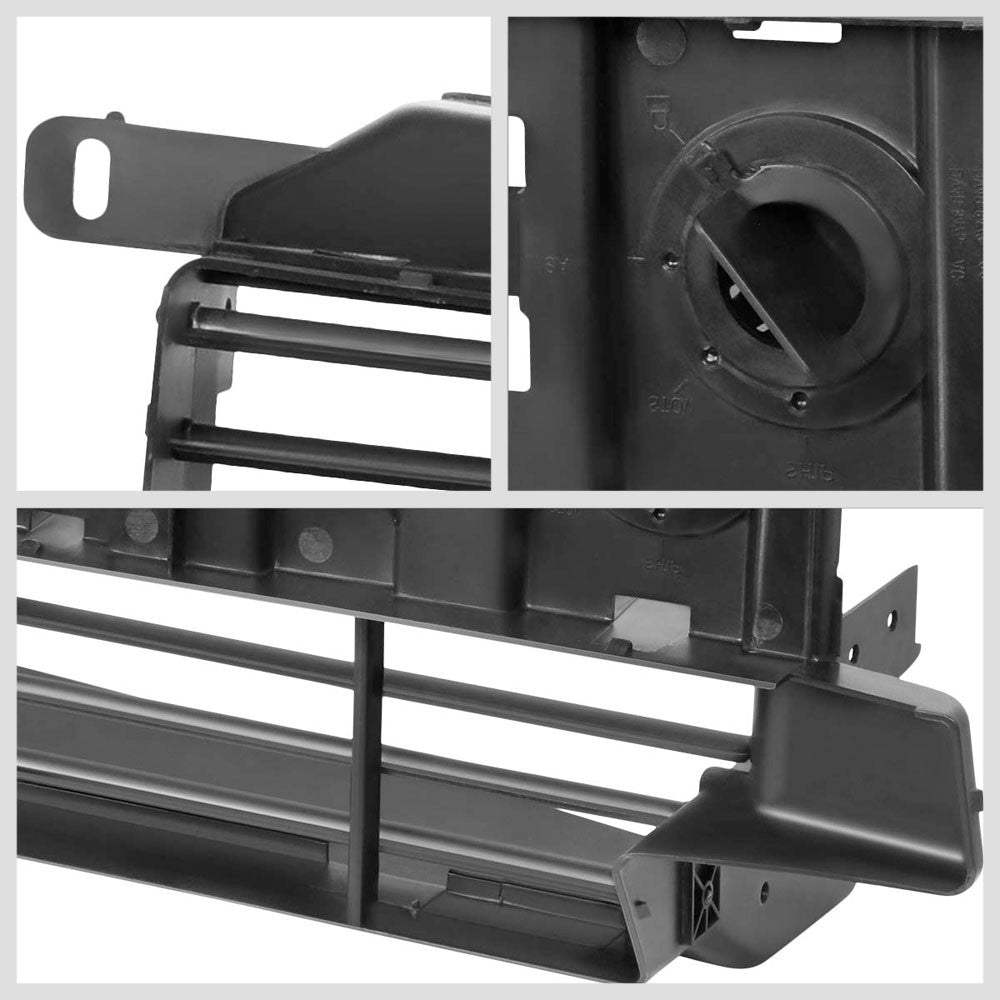 Black ABS Plastic Radiator Shutter Radiator Grille Vent For 13-16 Ford Escape-Consoles & Parts-BuildFastCar