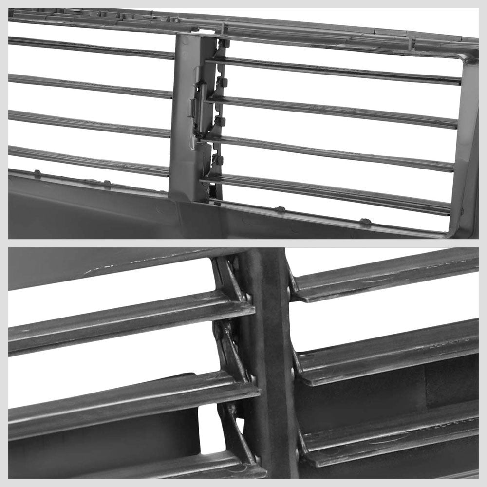 Black ABS Plastic Radiator Shutter Radiator Grille Vent For 12-16 Ford Focus-Consoles & Parts-BuildFastCar