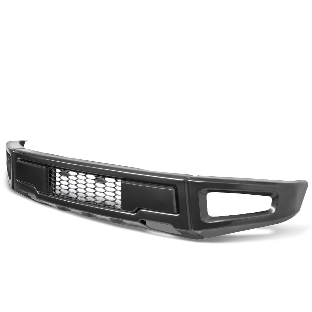 Raptor Style Steel Powdercoated Grey Front Lower Bumper Bar For 15-18 Ford F-150