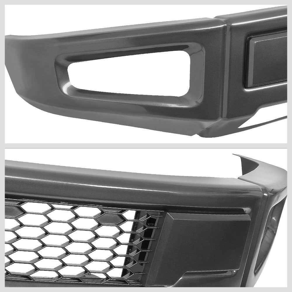 Raptor Style Steel Powdercoated Grey Front Lower Bumper Bar For 15-18 Ford F-150