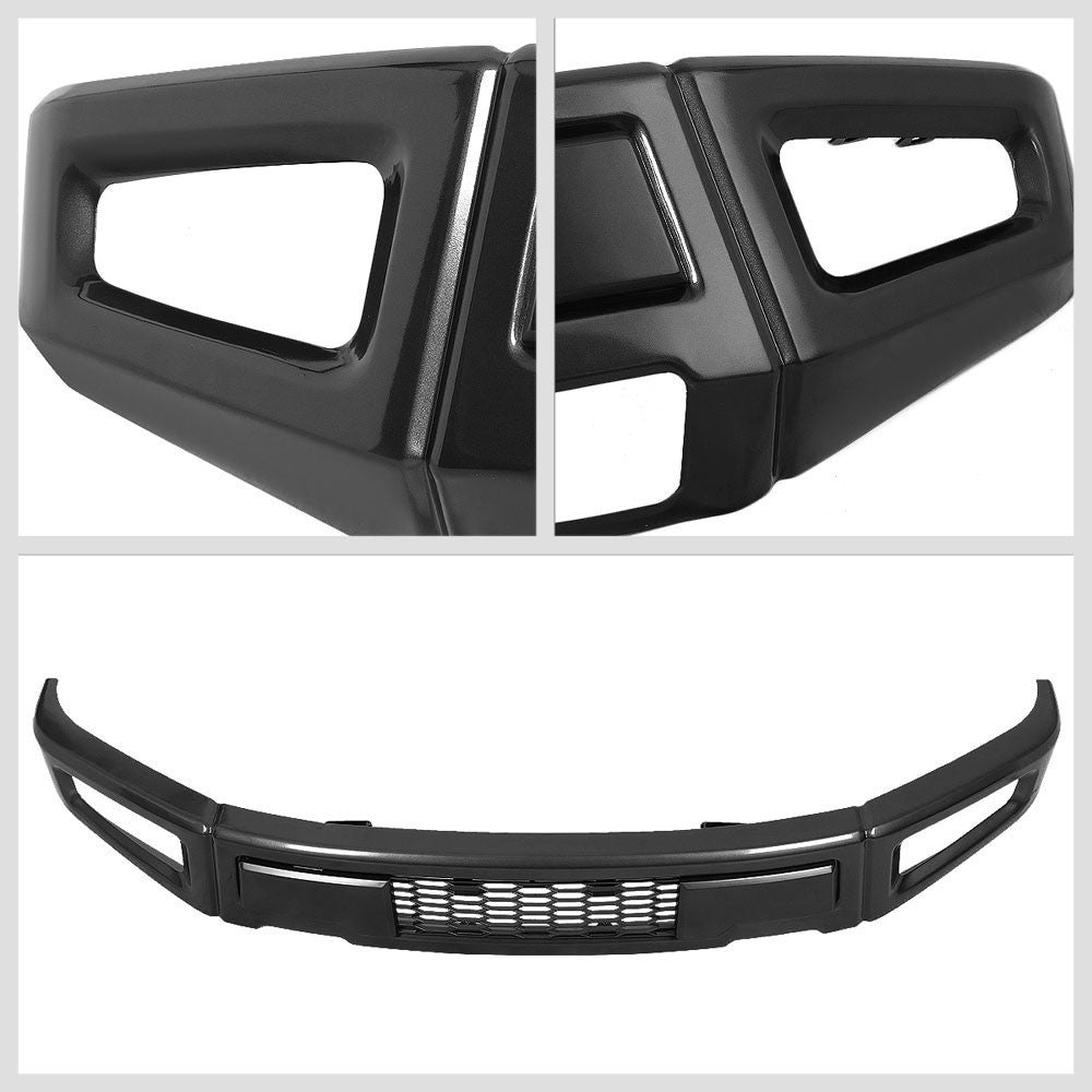 Raptor Style Steel Powdercoated Grey Front Lower Bumper Bar For 15-18 Ford F-150