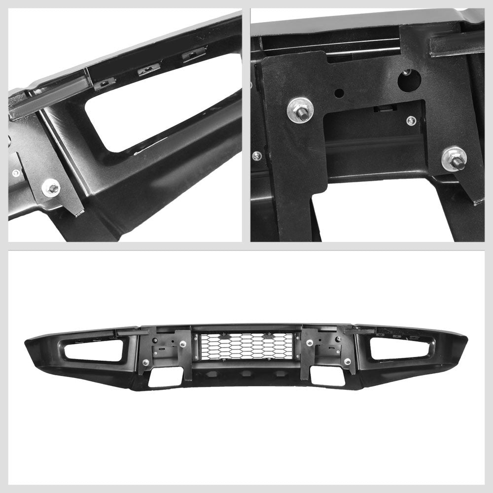 Raptor Style Steel Powdercoated Grey Front Lower Bumper Bar For 15-18 Ford F-150