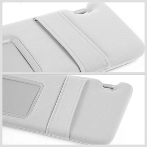 Grey Vinyl/Glass OE Factory Driver Sun Visor For 07-11 Toyota Camry 2.5L/3.5L-Consoles & Parts-BuildFastCar