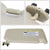 Beige Vinyl/Glass OE Factory Driver Sun Visor For 07-11 Toyota Camry 2.5L/3.5L-Consoles & Parts-BuildFastCar
