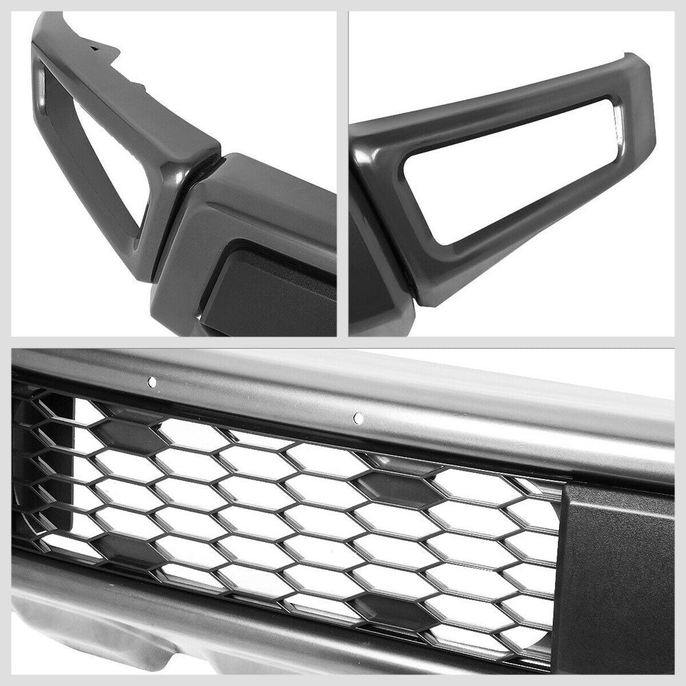 Raptor Style Steel Powdercoat Black Front Lower Bumper Bar For 15-18 Ford F-150