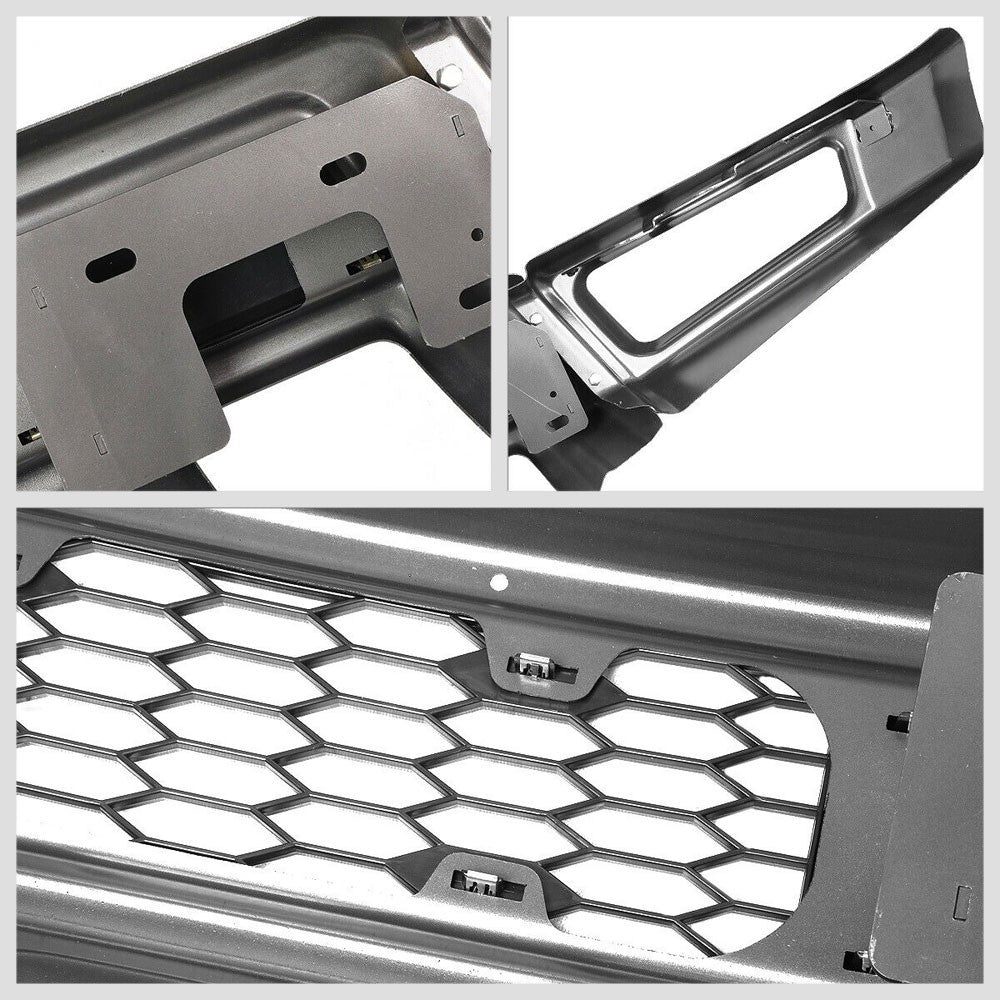 Raptor Style Steel Powdercoat Black Front Lower Bumper Bar For 15-18 Ford F-150