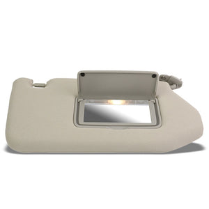 OE Style Right Passenger Side Grey Sun Visor w/Vanity Light For 13-19 Pathfinder