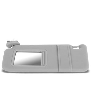 OE Style Left (Driver Side) Grey Sun Visor w/Vanity Light For 07-11 Toyota Camry