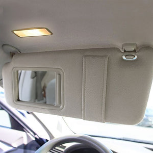 OE Style Left Driver Side Beige Sun Visor w/Vanity Light For 07-11 Toyota Camry